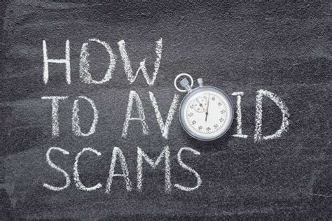 Tips to avoid losing money or getting scammed by .